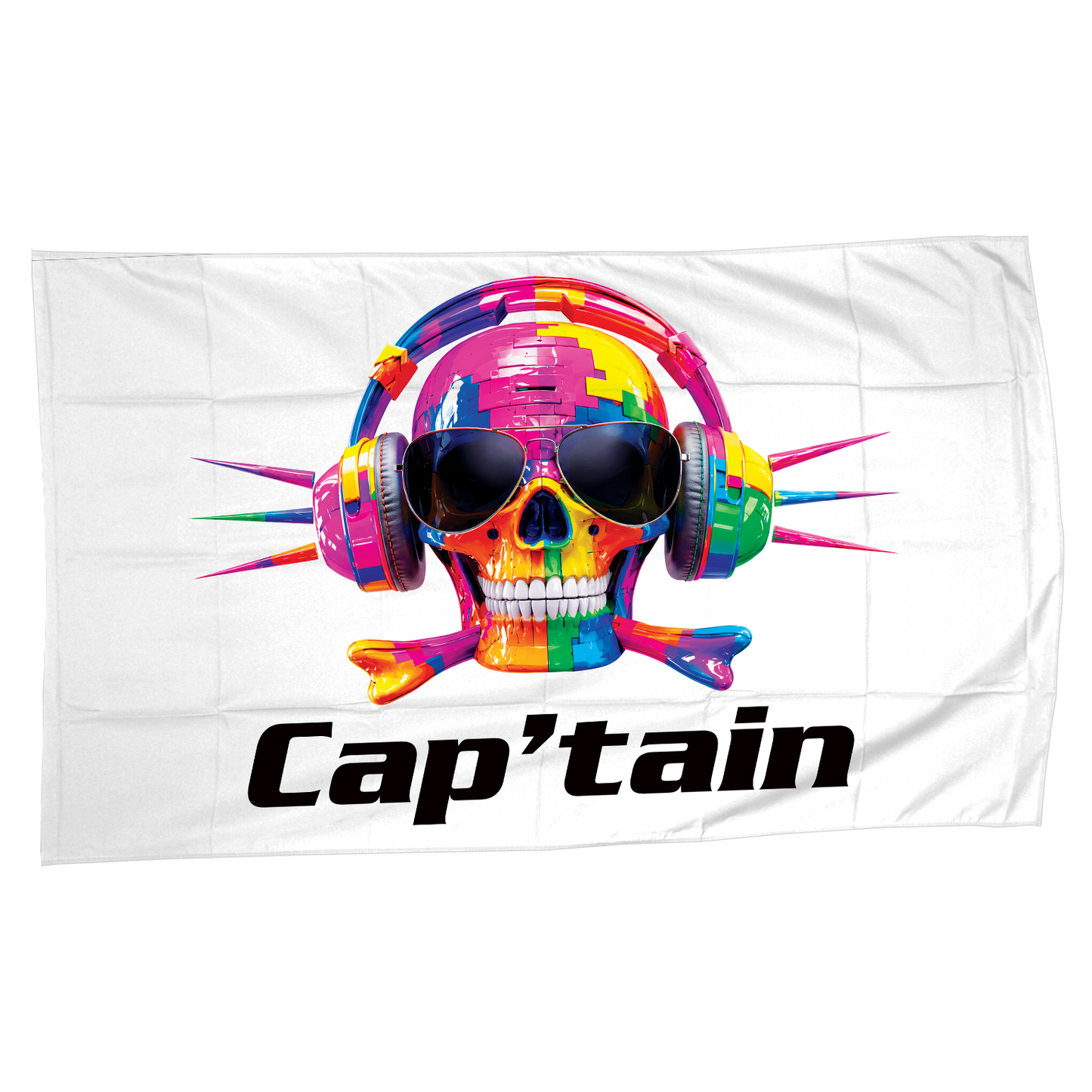 DRAPEAU CAP'TAIN COLORED