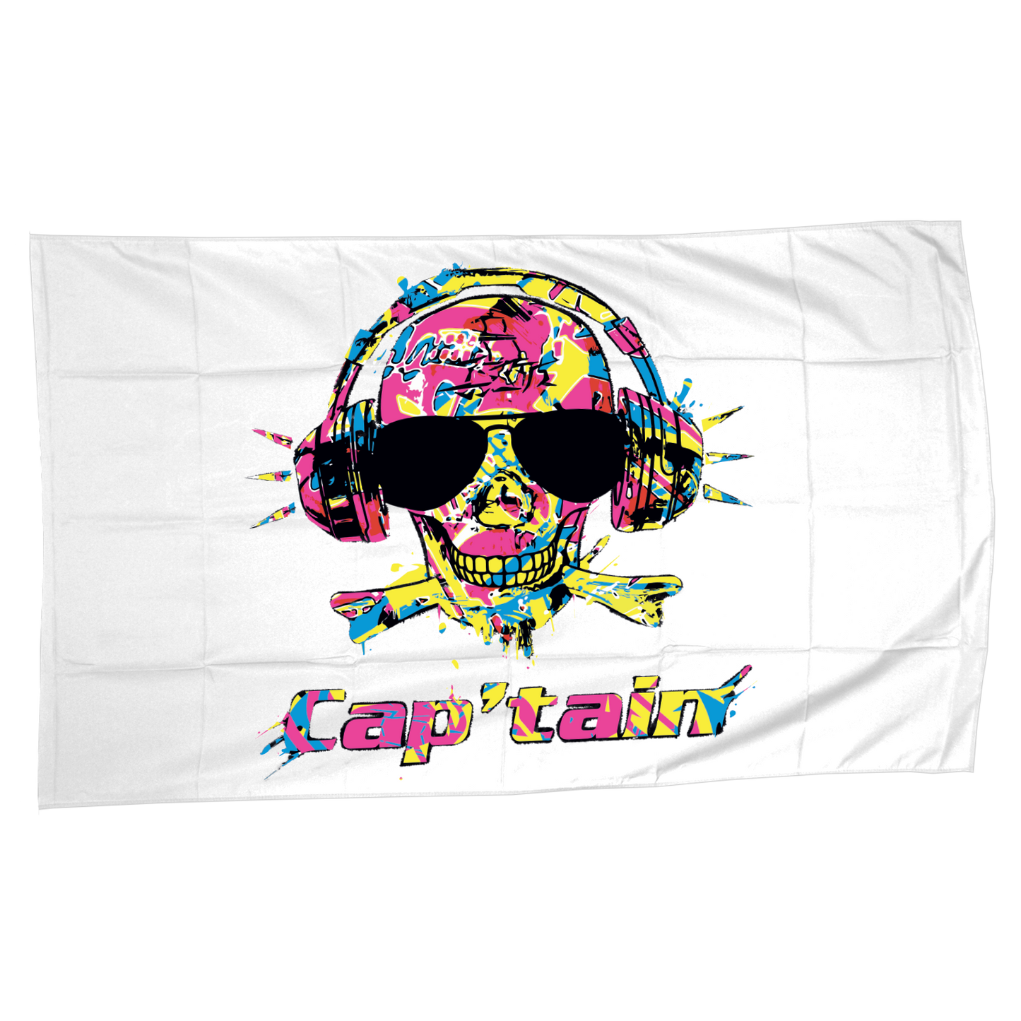 DRAPEAU CAP'TAIN PAINTED