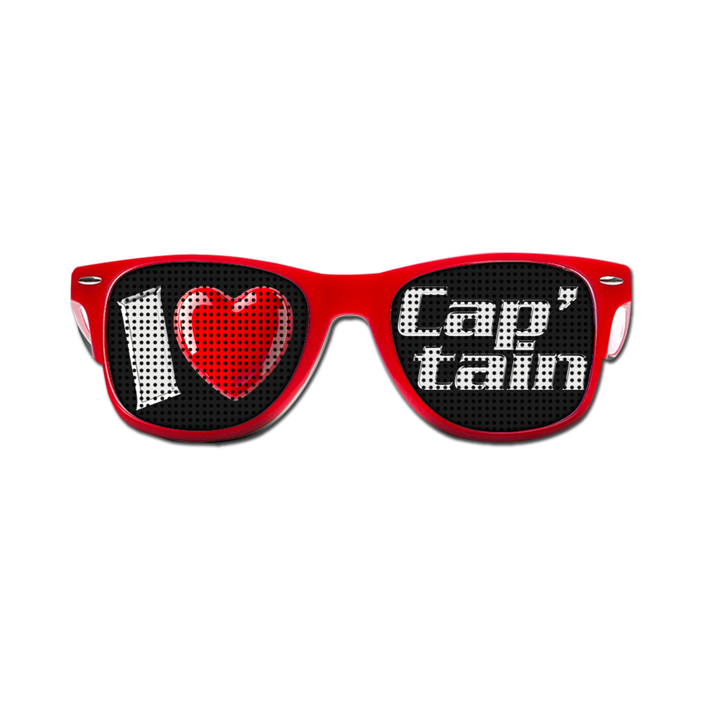 LUNETTES I LOVE CAP'TAIN ROUGE