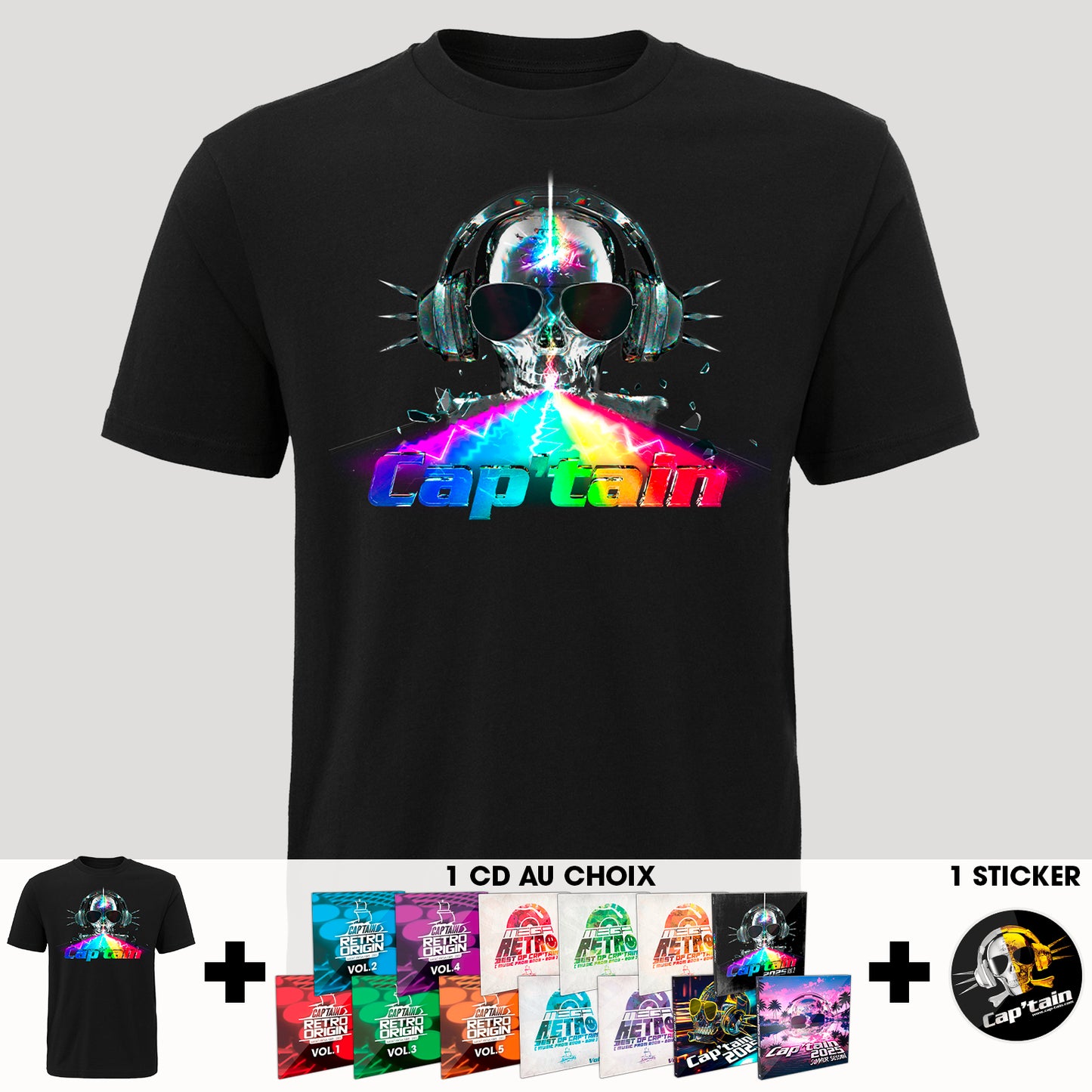 T-SHIRT CAP'TAIN 2025 VOL.2 ( PACK )