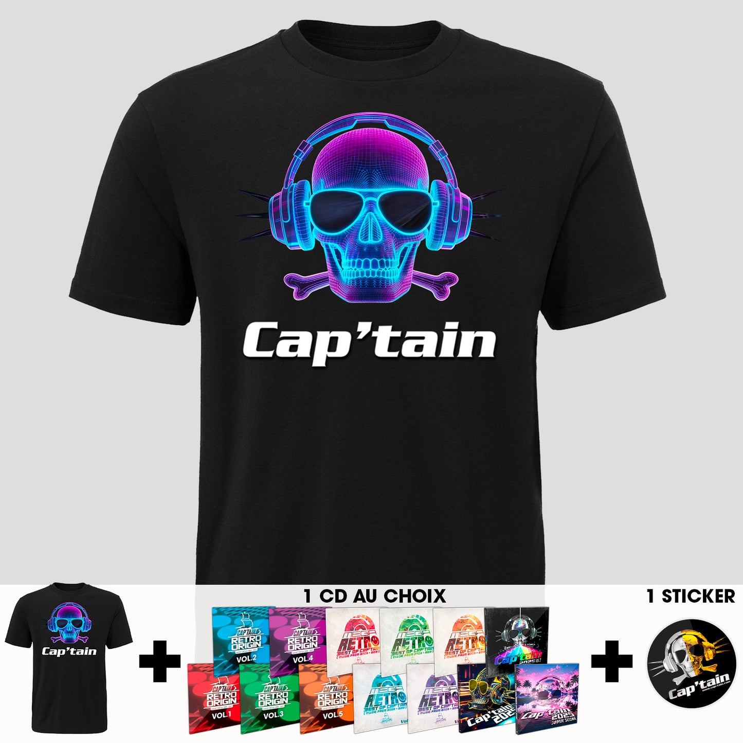 T-SHIRT CAP'TAIN 2026 VOL.2 ( PACK )