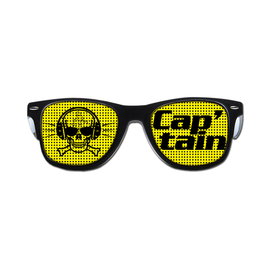 LUNETTES CAP'TAIN NOIRE ET JAUNE