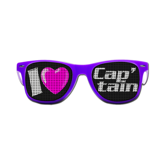 LUNETTES I LOVE CAP'TAIN VIOLET