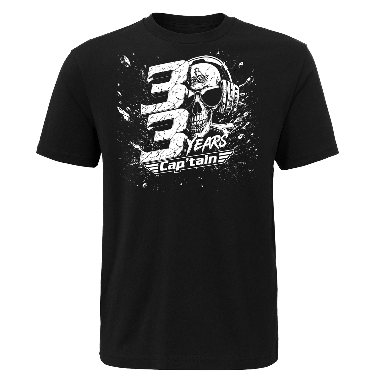 T-SHIRT CAP'TAIN 33 YEARS