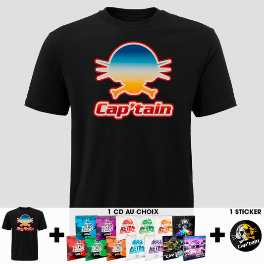 T-SHIRT CAP'TAIN SUNSET ( PACK )